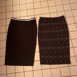 2 Pencil Skirts About a Size Small