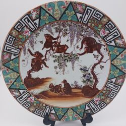 Hand painted Monkey Dish