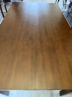 Wood Table With 4 Chairs