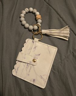 Large Keychain Bracelet with Tassel & Wristlet - NEW