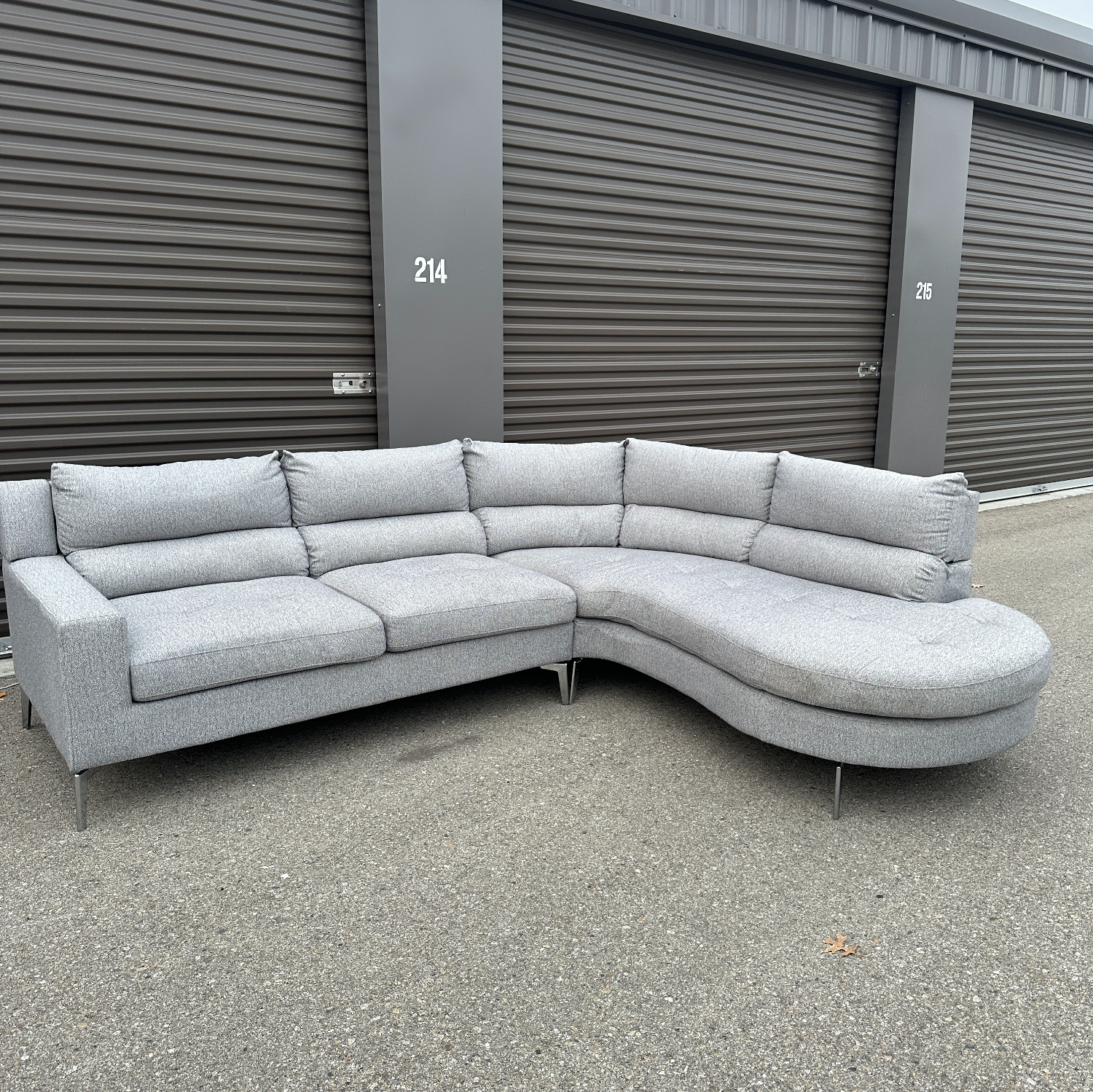 Light Grey Sectional - Free Delivery!