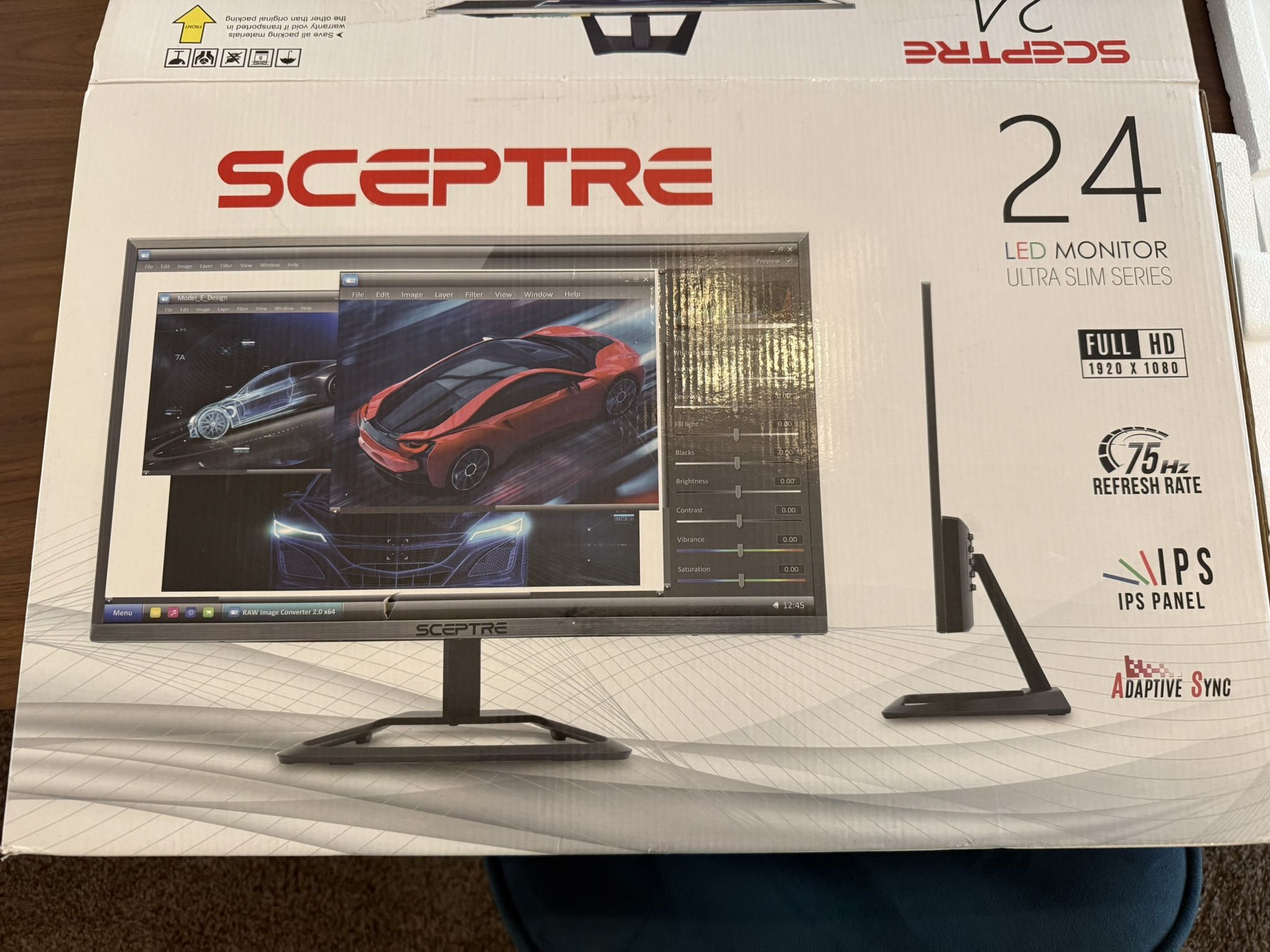 Sceptre 24” Ultra Slim Pro Monitor NO STAND OR POWER SUPPLY