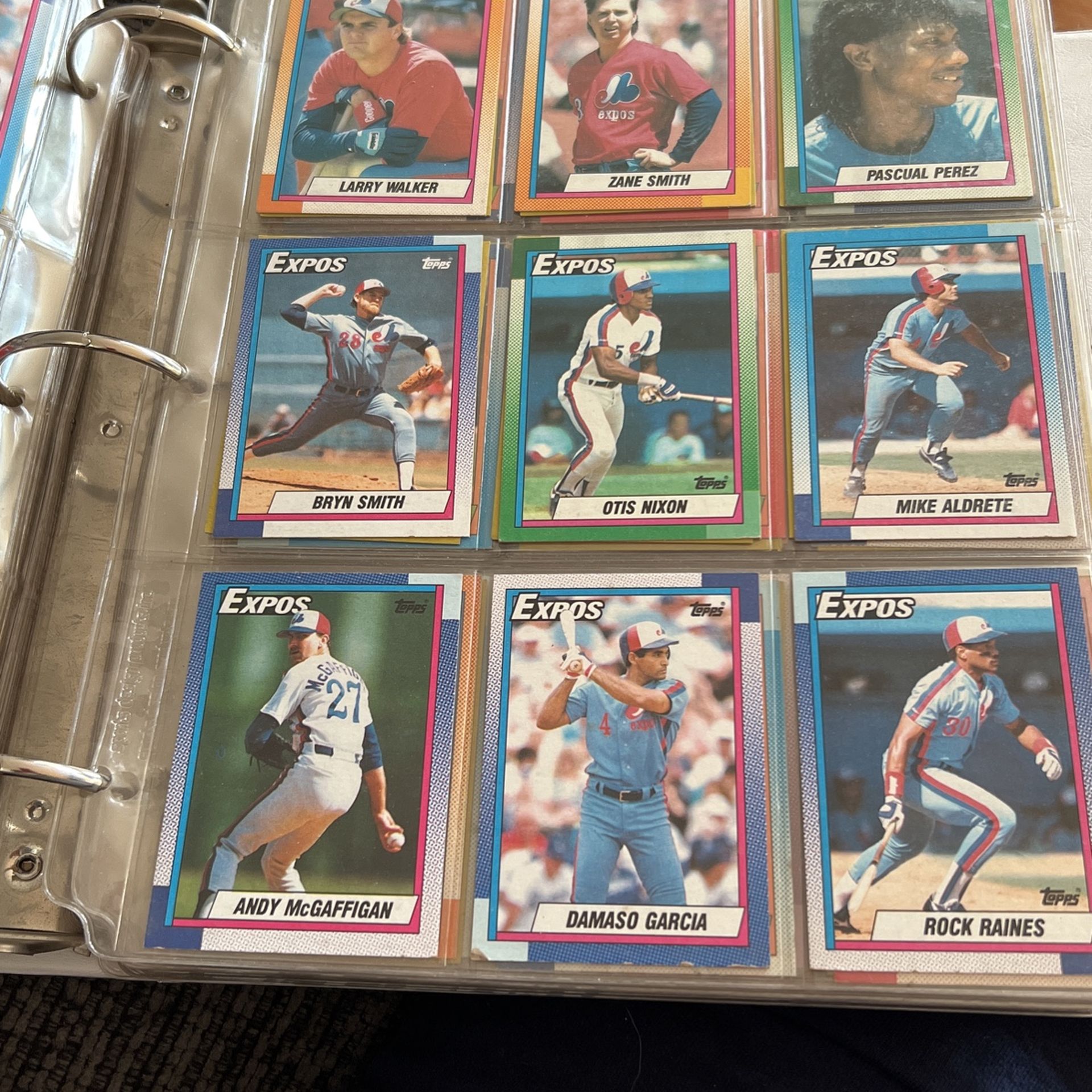 Album Full Of Topps Baseball Cards 