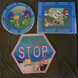 SpongeBob paintings sold as a set