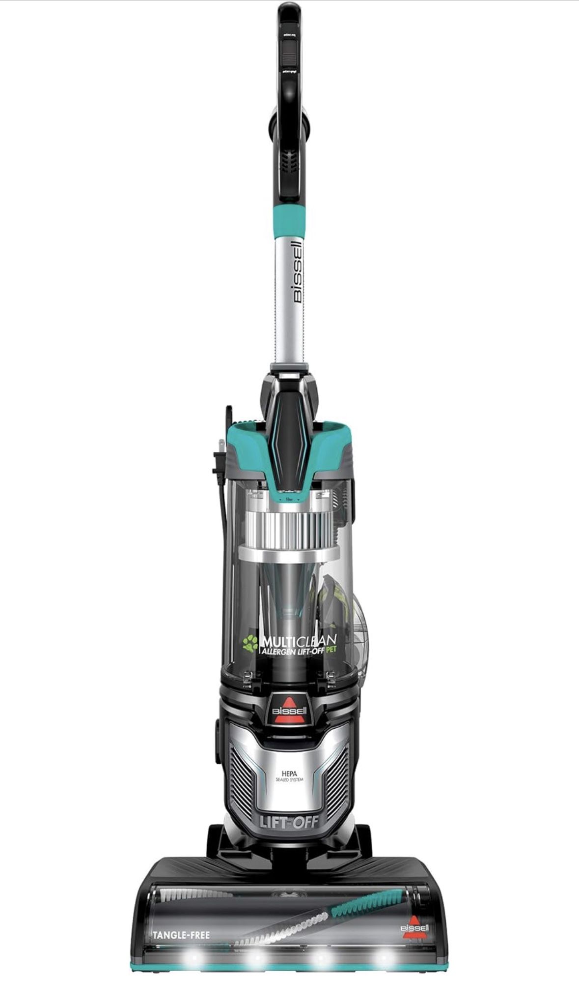 BISSELL 2998 MultiClean Allergen Lift-Off Pet Vacuum with HEPA Filter Sealed System, Lift-Off Portable Pod, LED Headlights, Specialized Pet Tools, Eas