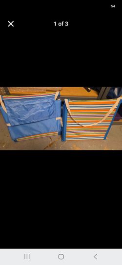 Folding Beach Chairs Set of 2