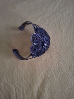 Filigree Butterfly Cuff Bracelet