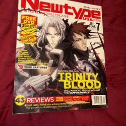 Newtype USA Magazine July 2006 Issue 7 Volume 5 Trinity Blood w/Poster & DVD