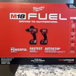 Milwaukee M18 Fuel Drill/Impact Driver Kit