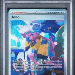PSA 9 Iono 237/091 Sv: Paldean Fates Holo