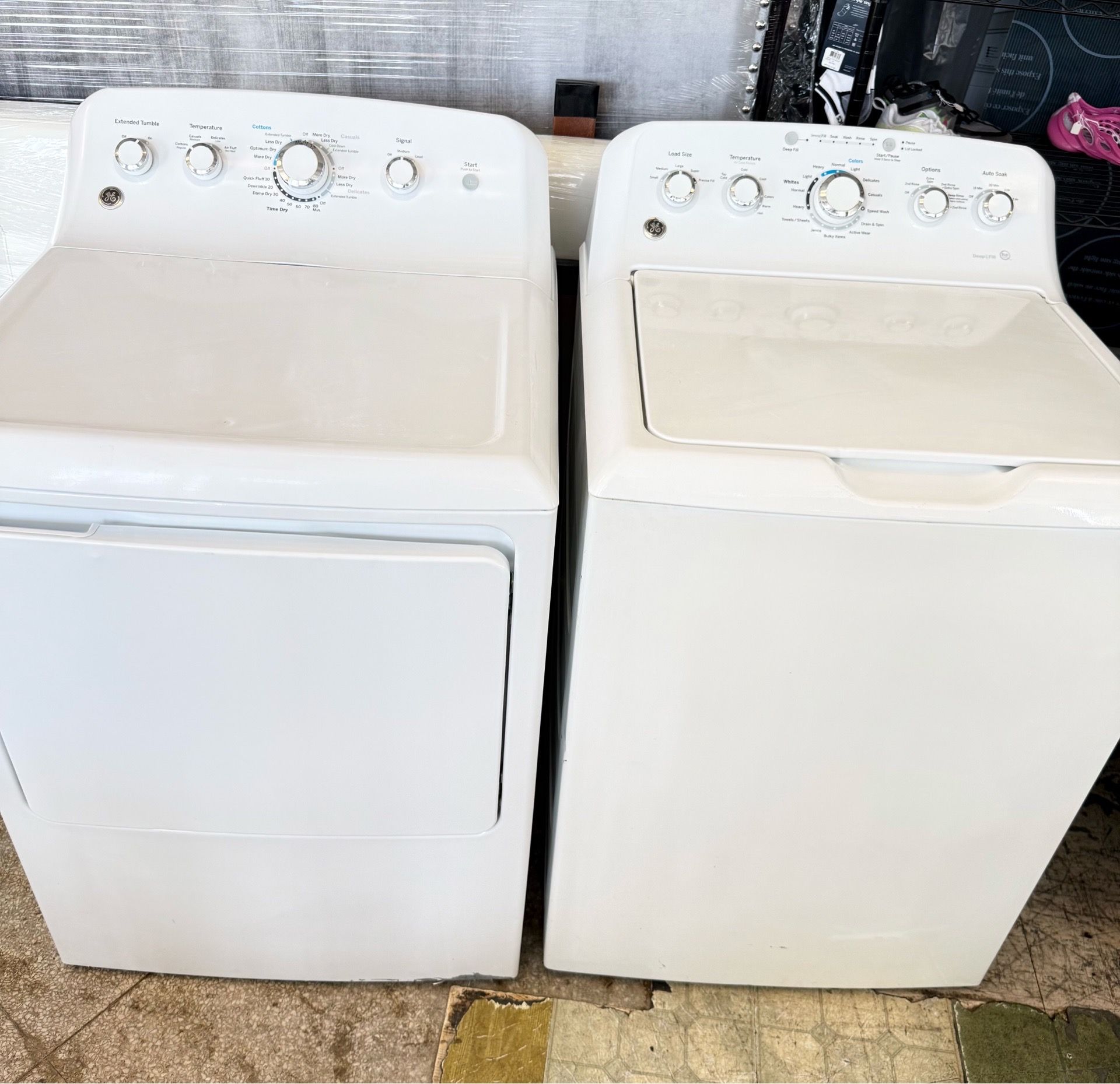 GE WASHER & DRYER SET
