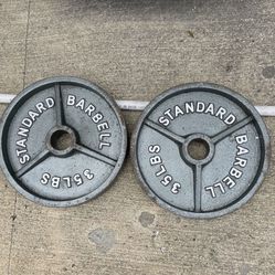 Olympic Weight Plates.      60 Dollars 