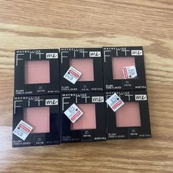Maybelline Fit Me Blush (6-$24, 5-$20)