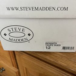 Steve Madden Rossco Taupe Suede Men’s Dress Shoe