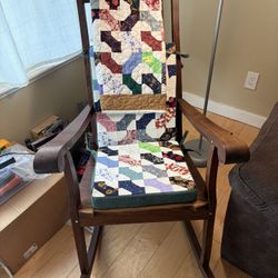 Vintage Wood Rocking Chair