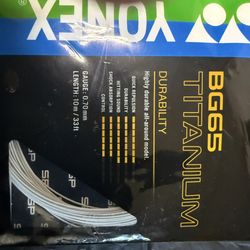 BG65 Titanium Durability Badminton String