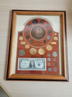 Bicentennial 18th/19th Century Commemorative Coin Collection-Framed