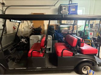 6 seater golf cart!