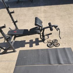 Elite Weight Bench W/ Accessories 