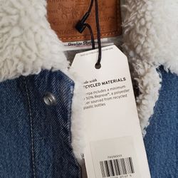 2 Available, Brand New Levi's Sherpa-lined Denim  Truckers Jackets