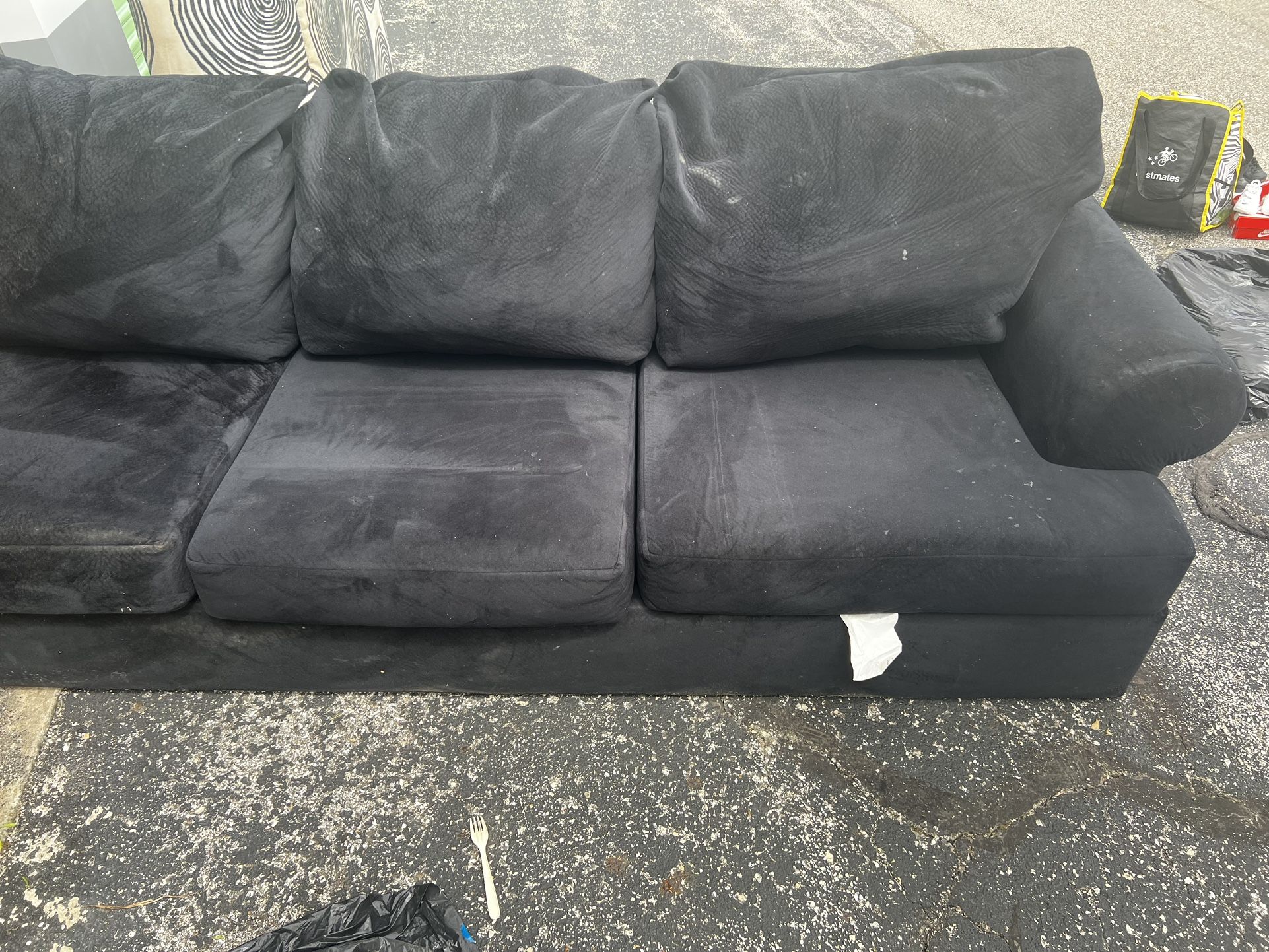 Black Sectional