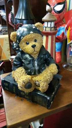 Small Motorcycle Teddy Bear.