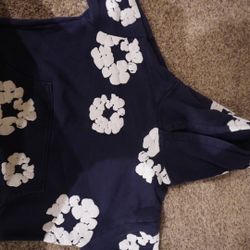 Dark Blue Denim Tears Hoodie