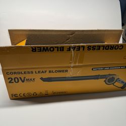 Delwat Battery Cordless Leaf Blower 20V Max Electric Leaf Blower
