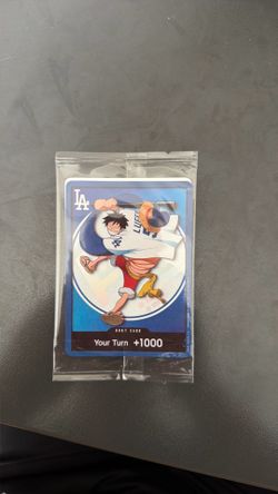 LA dodger baseball one piece card