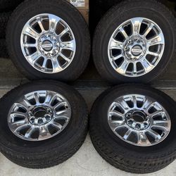 Ford F250 F350 Platinum Factory Wheels Tires