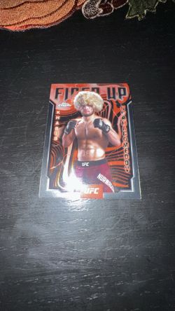 Khabib Fired Up Card 