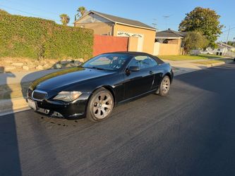 BMW 6 Series Convertible Black