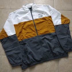 PUMA "Limited Edition" Large Nylon Active Wear Jacket (New Without Tags)