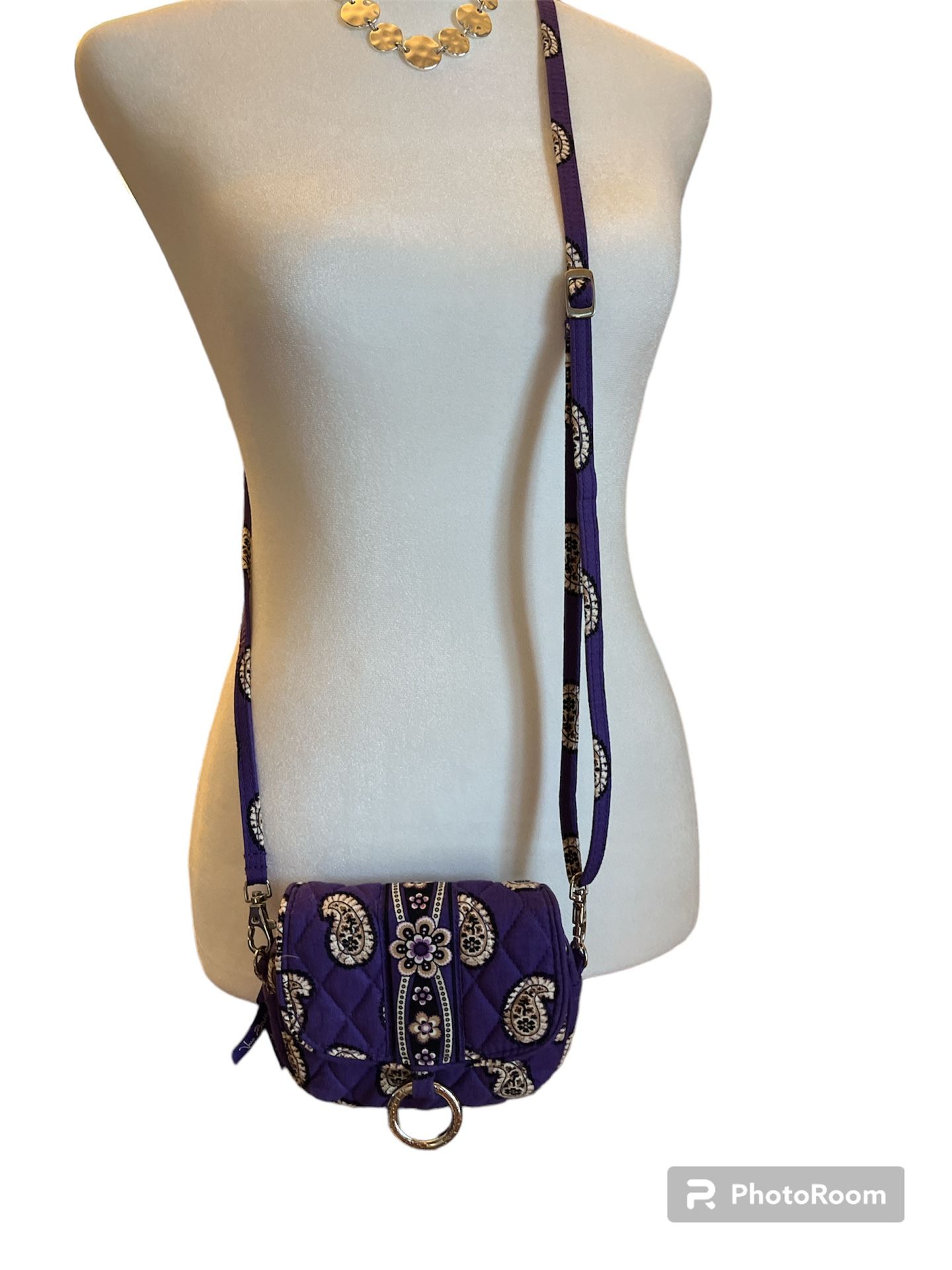 Vera Bradley Purple Crossbody - ECU Colors 