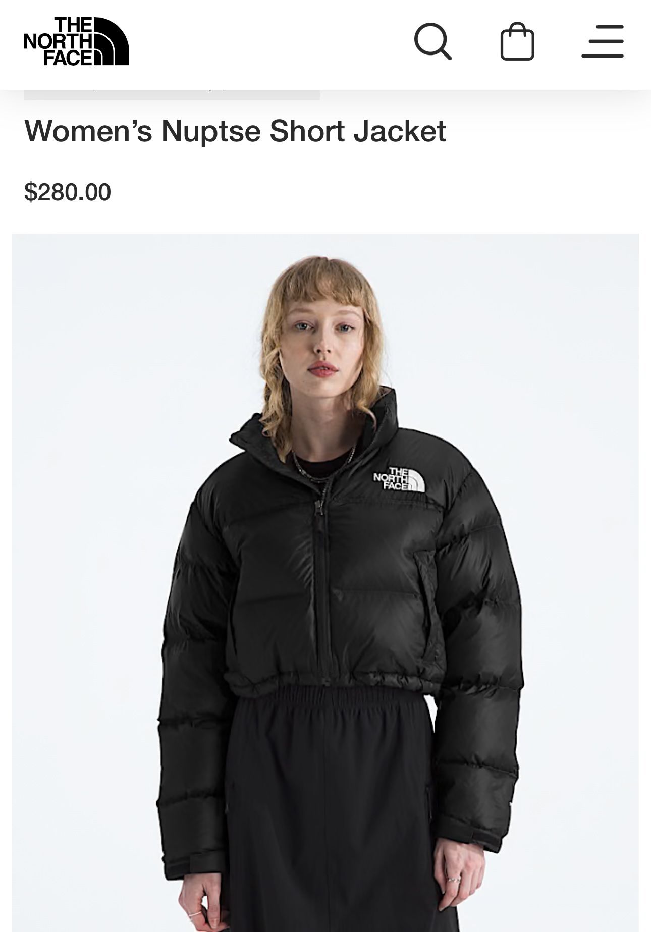 Women's Nuptse Short Jacket