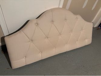 Queen-sized cloth headboard