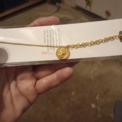 18k Gold plated Coin Bracelet 