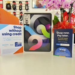 New Apple iPad Air 4 64GB - Best Gift For Mom - $0 Down