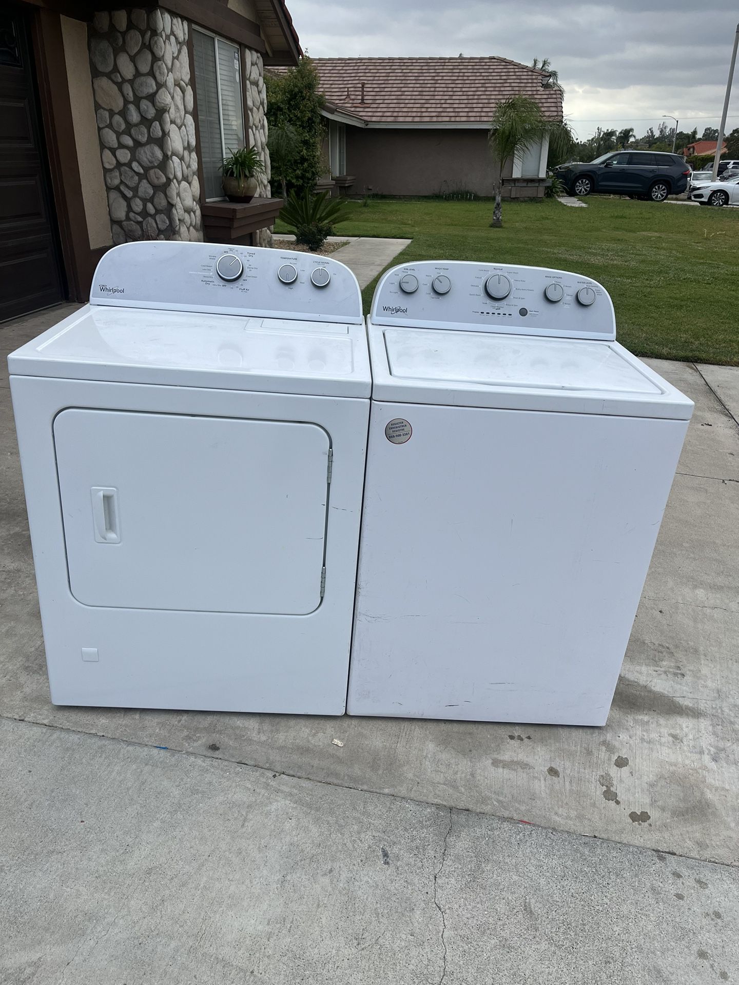 Whirlpool Washer And Dryer Gas Heavy Duty Super Capacity Good Condition Delivered And Installation Available 
