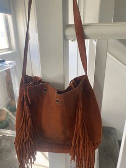 Western Suede Style Handbag