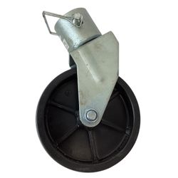 6" Trailer Jack Swivel Caster Wheel with Pin Boat Hitch Replacement Removable