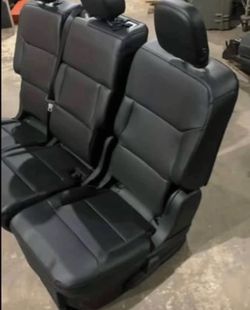 Police  interceptor second row seats