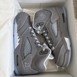 Jordan 5 Wolf Grey Size 5