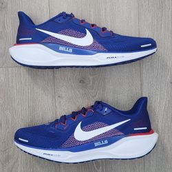 Nike X NFL Buffalo Bills Pegasus 41 Road Running Shoes FZ5074-400 Men's Size 9 NWT