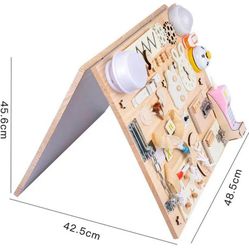 Montessori toy / Montessori wood busy board / toddler wooden toy