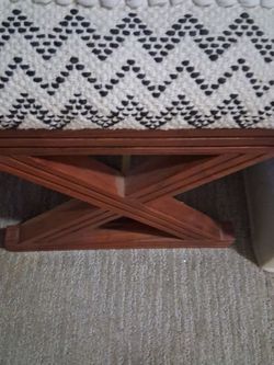 Bench & Bed.