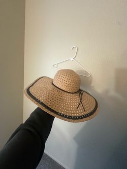 Wide Brim Straw Sun Hat