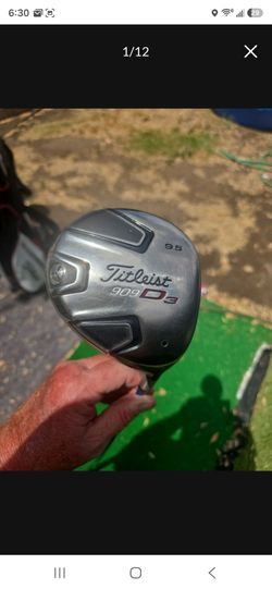 Titliest D3 909  9.5 pro launch blue golf club driver