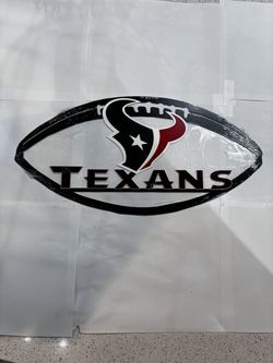 Football Texans Colorful Metal Sign 9x18 18 Gauge Steel Wall Decor