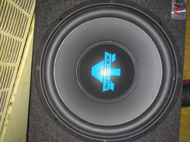 Auto Tek 12in speakers